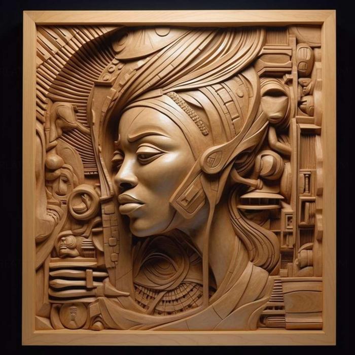 نموذج ثلاثي الأبعاد لآلة CNC 3D Art 